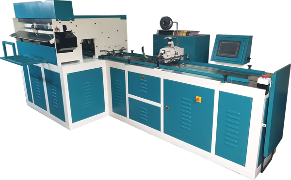 Notebook Stitching, Folding & Squaring Machine